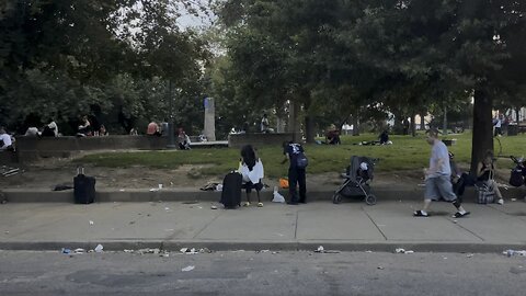 Kensington Philadelphia Dinner is served in the Park