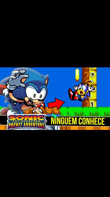 SONIC MANIA 8 bits que VOCE NUNCA JOGOU | Sonic Pocket Adventure #shorts