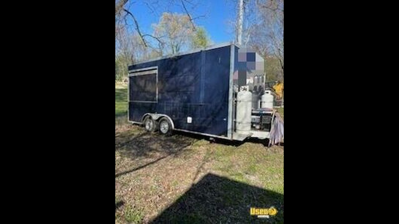 Loaded 2019 Worldwide 8.6' x 16' Commercial Kitchen Food Concession Trailer for Sale in Alabama