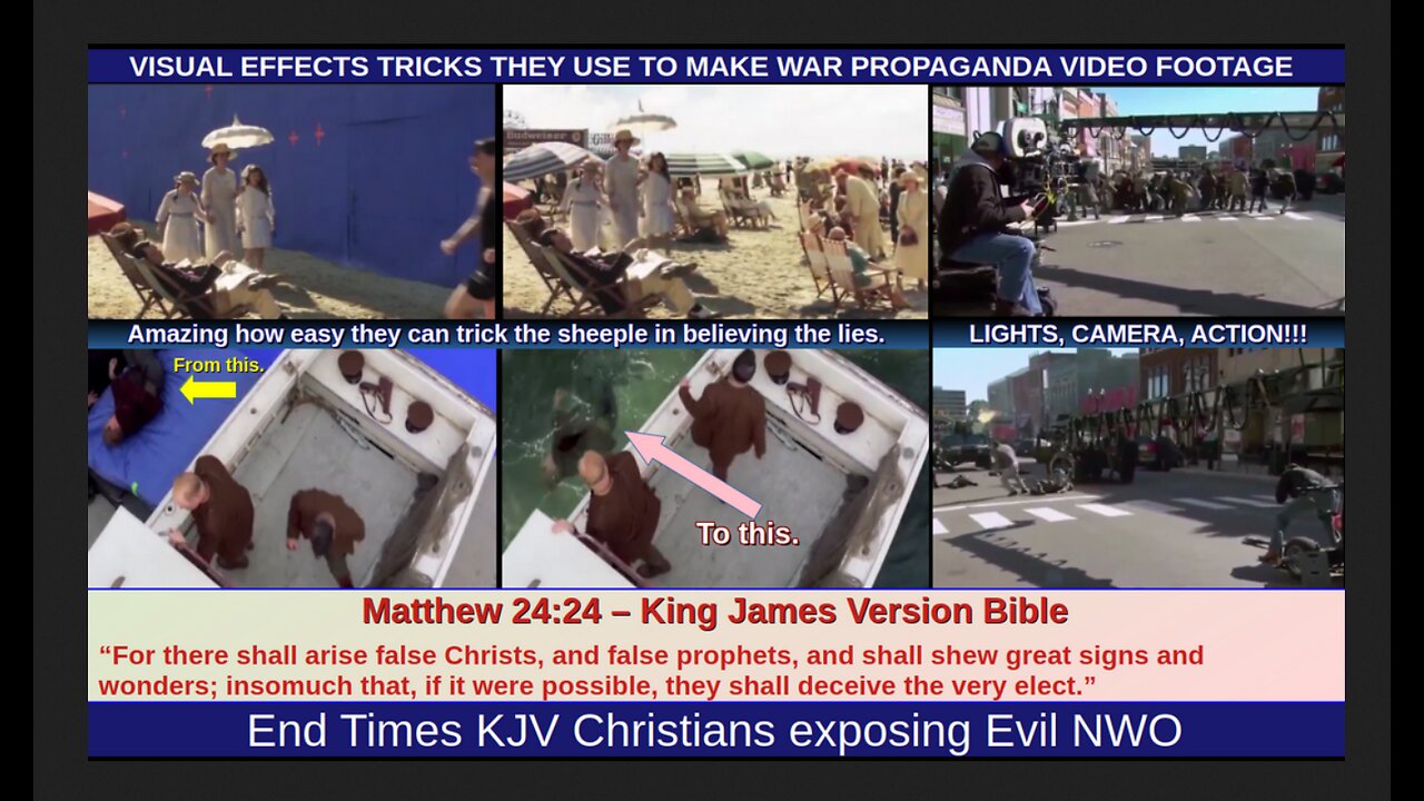 VISUAL EFFECTS TRICKS THEY USE TO MAKE WAR PROPAGANDA VIDEO FOOTAGE