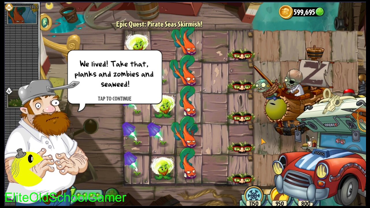 Plants vs Zombies 2 - Epic Adventure Quest - Pirate Seas Skirmish - May/June 2023