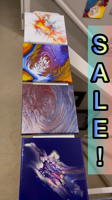 SALE! #forsale #yyc #yycart #abstractart #dutchpour #ringpour #shorts #shoplocal #supportlocal