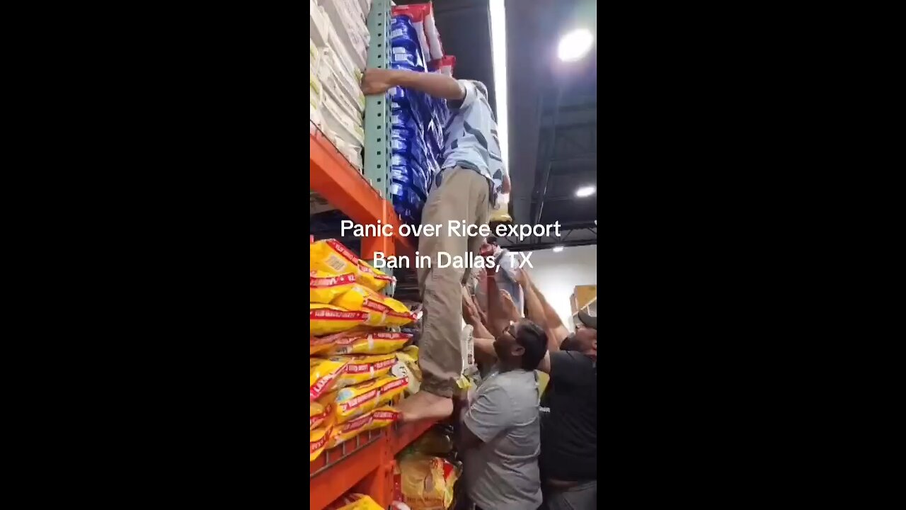 šŗšøš„A proibição da exportação de arroz da Ćndia desencadeia compras de pĆ¢nico em Dallas.