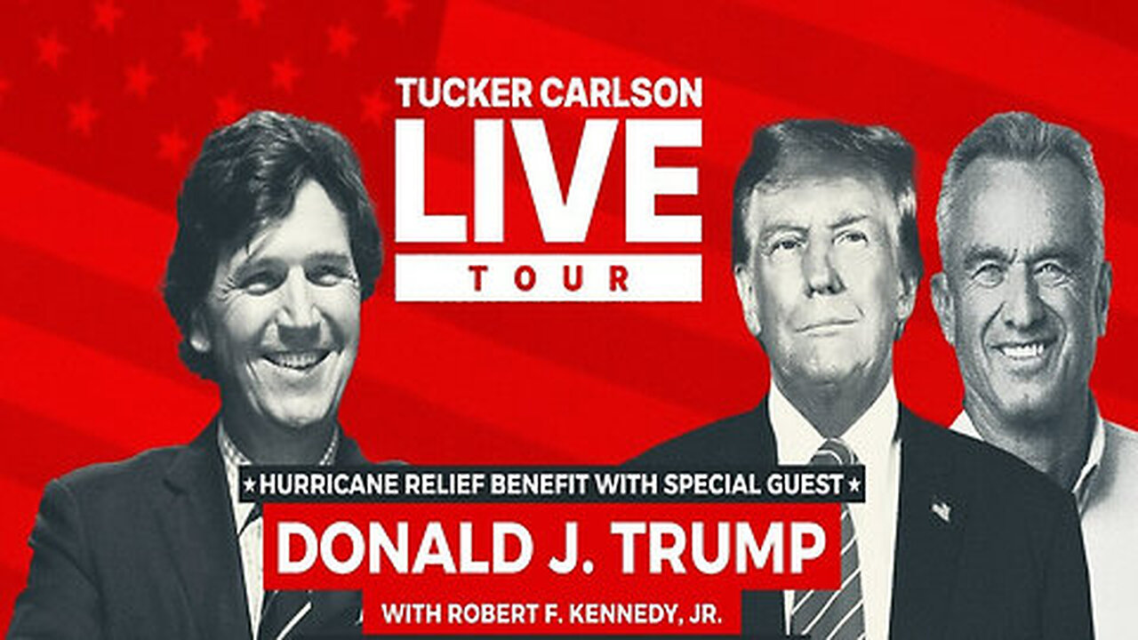 Tucker Carlson Live Tour Grand Finale With President Donald Trump LIVE in Glendale, AZ