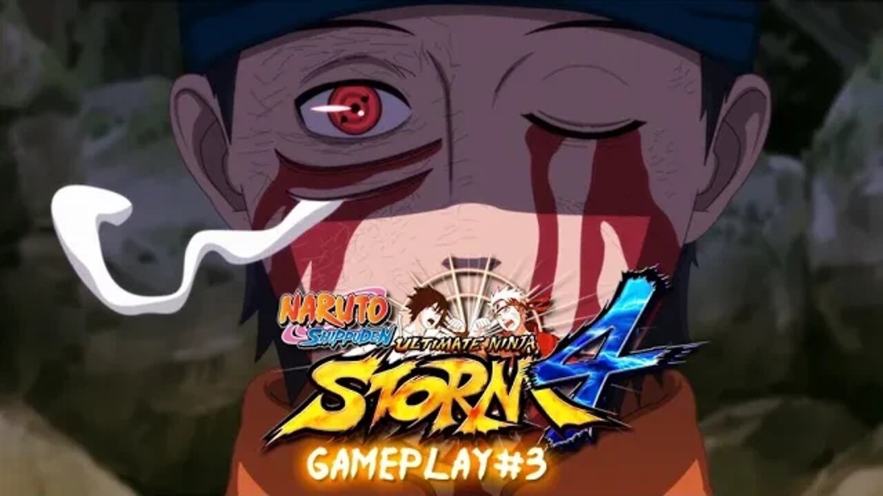 A morte de um herói, Kakashi do Sharingan! - Naruto Shippuden: Storm 4 - GamePlay#03 Modo História