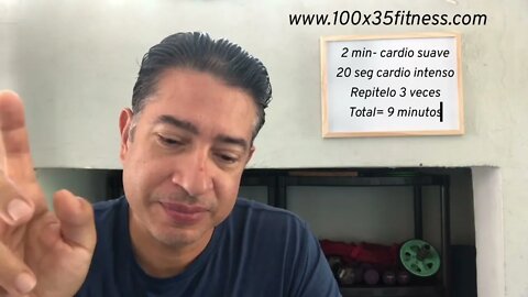 Un minuto de es ejercicio equivale a 45 minutos de cardio