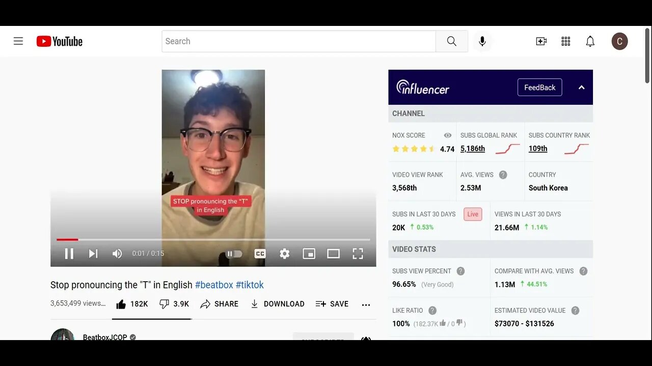 Reaction: Stop pronouncing the "T" in English #beatbox #tiktok