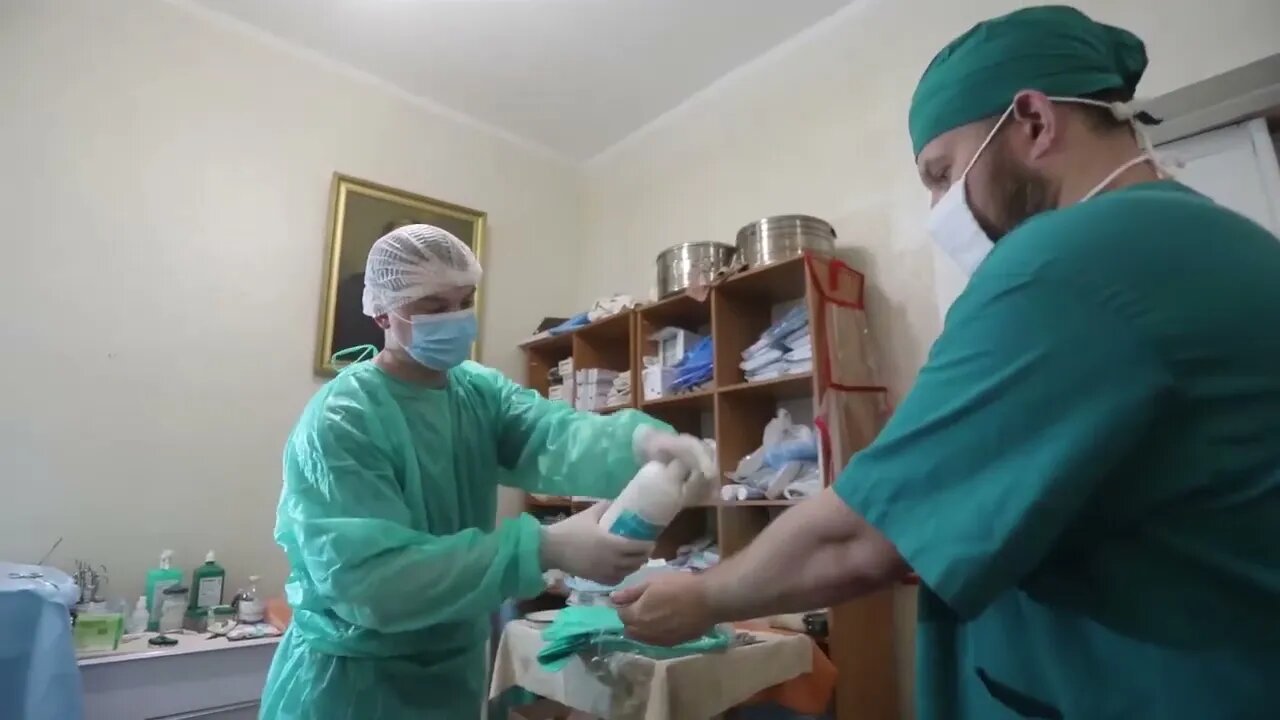 WMD Medical Service Professionals Provide Aid To Residents In The Liberated Areas In Kharkov Region