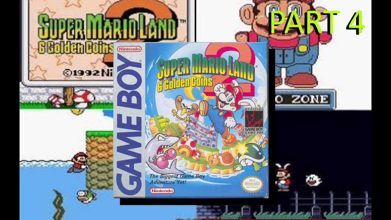 Super Mario Land 2 DX: 6 Golden Coins (Game Boy Color) Playthrough - Part 4 - Let's finish this!