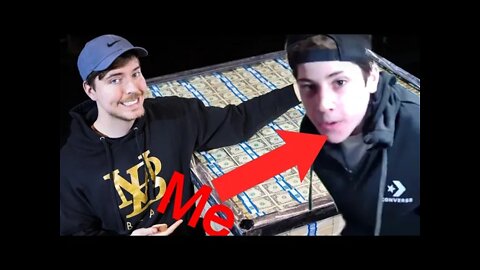 Sneaking into a Mr. Beast video!