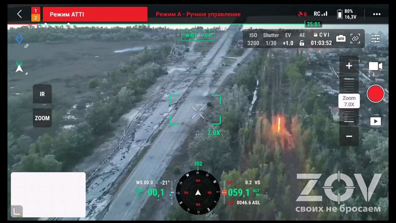 Footage of the failed Ukrainian attempt to cross the Dnjepr near the Antonovsky Bridge!