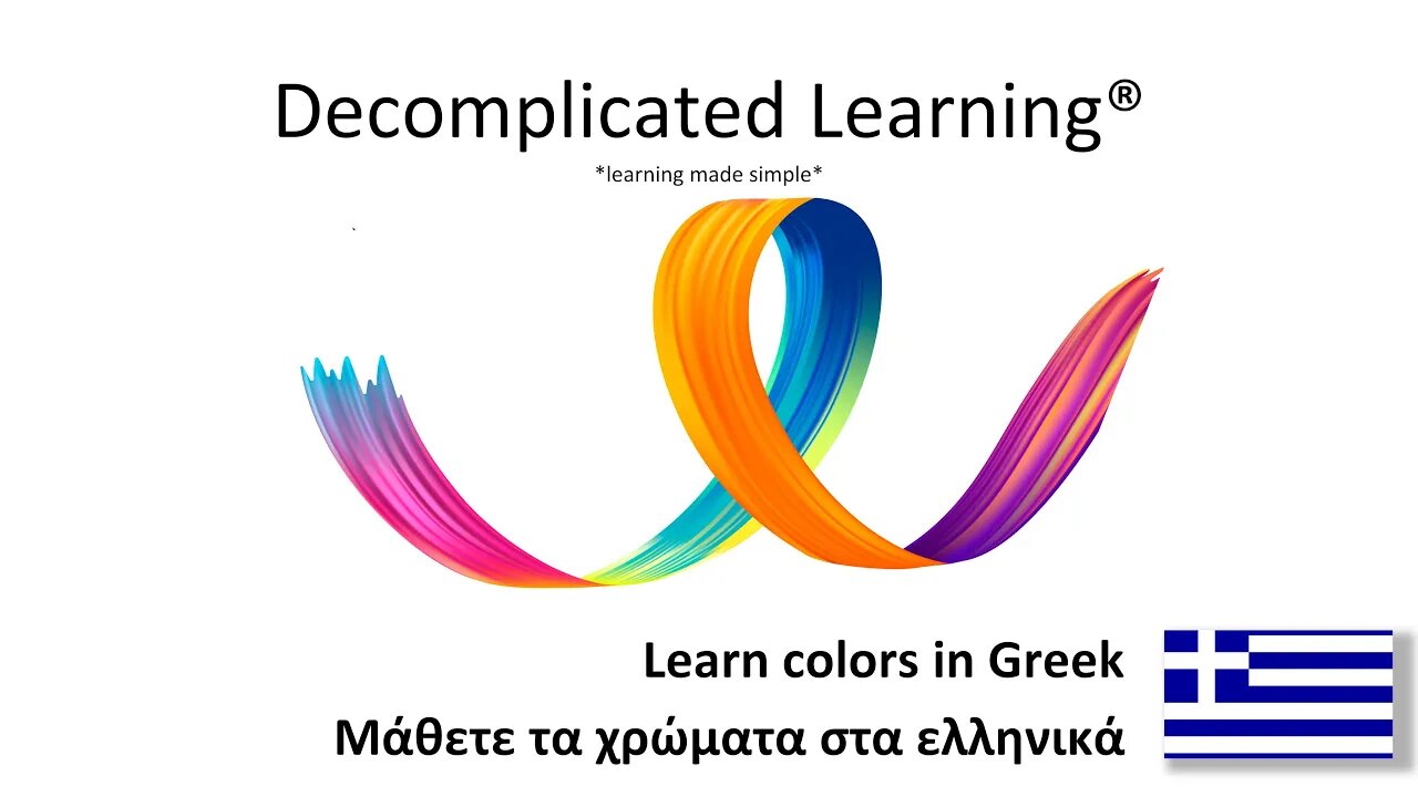 Learn colors in Greek