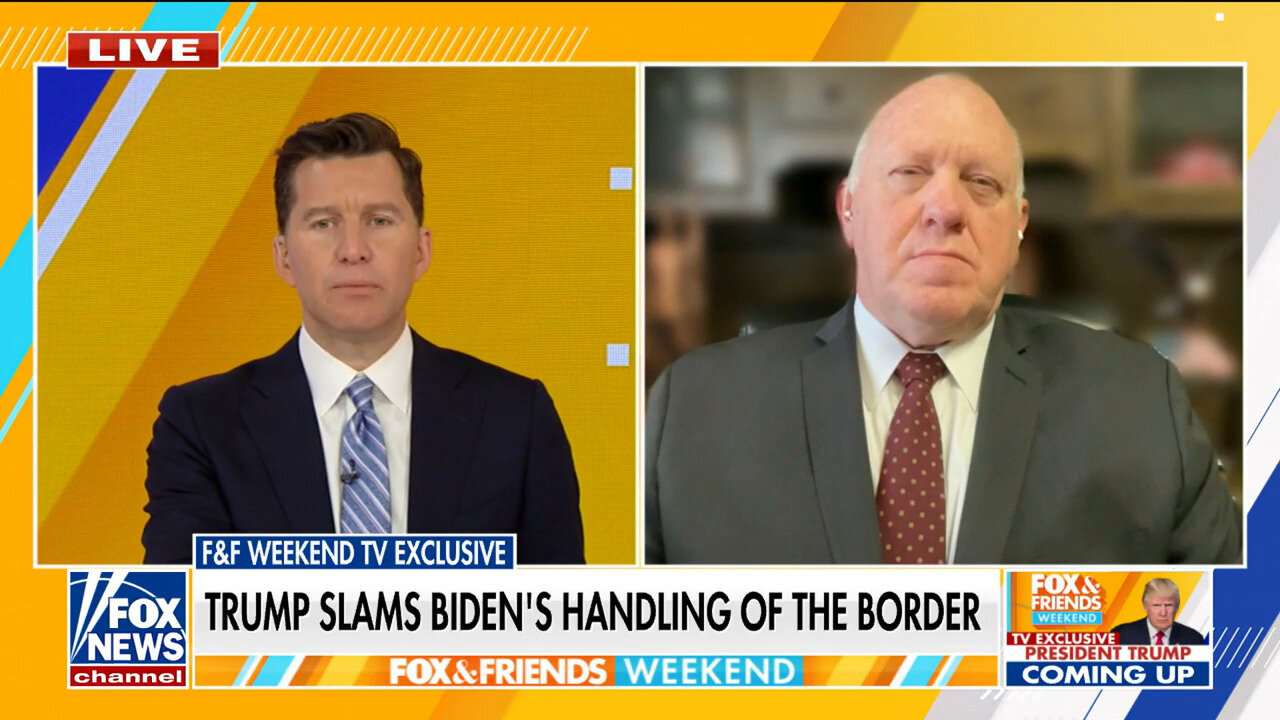 Tom Homan: No One Did More To Secure The Border Than Trump