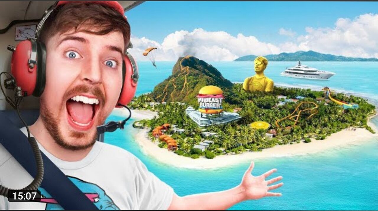 Mr. Beast gives an island to his 100 millionth subscriber