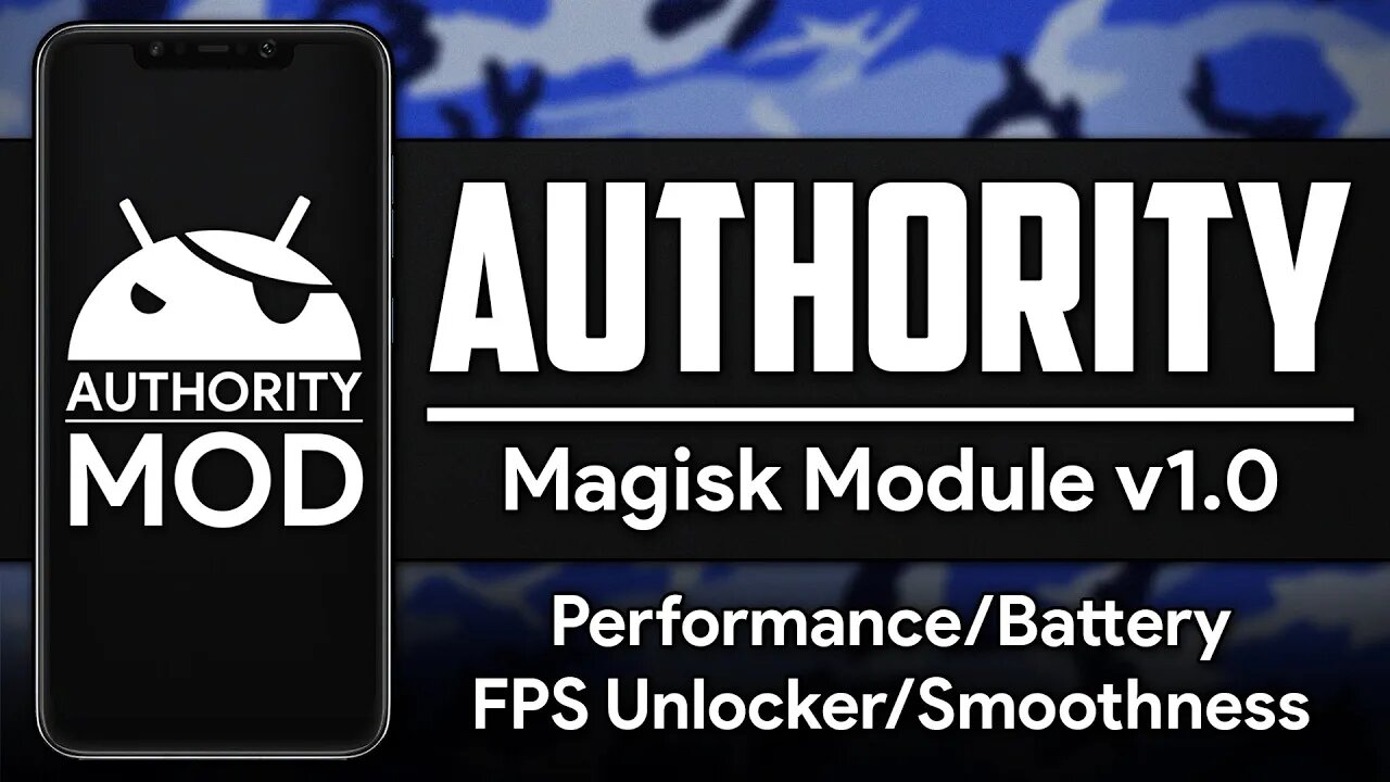 Authority MOD v1.0 | Magisk Module | JOGUE SEM LAGS e MELHORE a sua RAM!