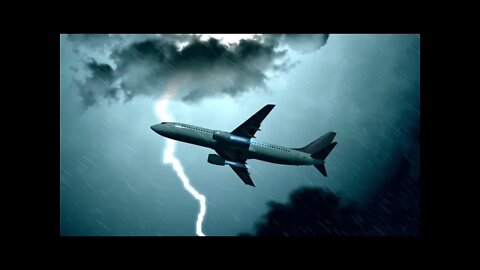 Sleep Instantly Within 3 Minutes with Thunderstorm Sounds on Plane Flying Through Heavy Rain. 10 HRS