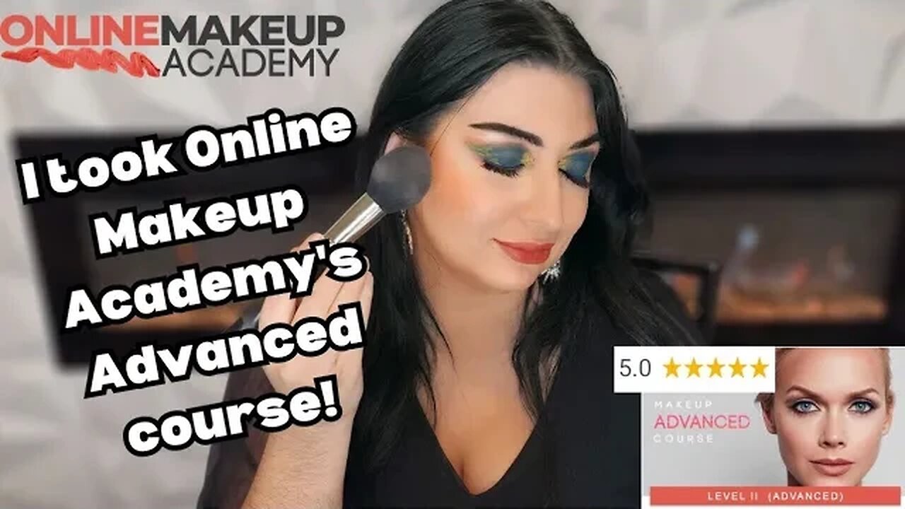 I'm leveling up! Thanks to Online Makeup Academy / editorial look