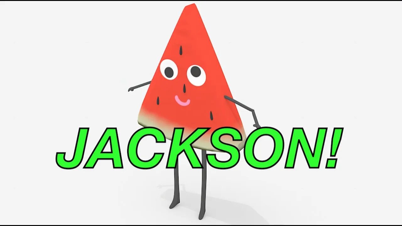 Happy Birthday JACKSON! - WATERMELON Birthday Song