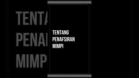 Hadis Tentang penafsiran mimpi