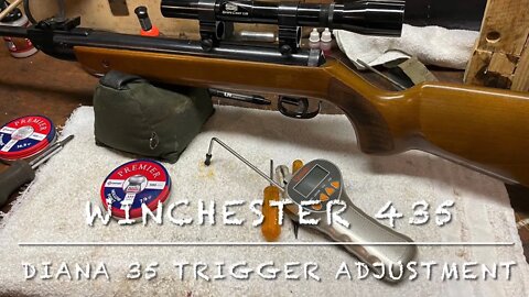 Winchester 435 (Diana 35) factory trigger pull adjustment. How low can it go?