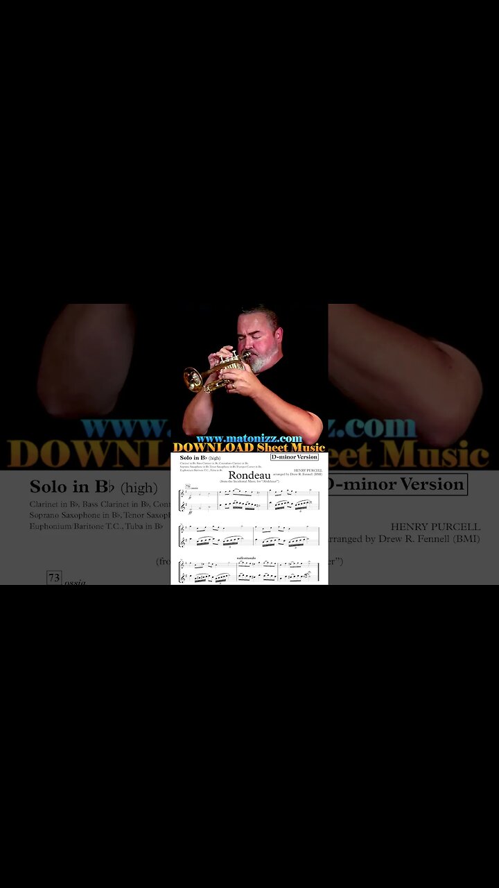 The Energy...😲😲😲 #trumpet #piccolotrumpet #purcell #rondeau #rondo