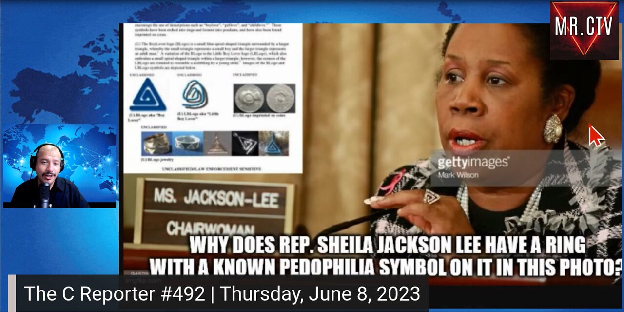 Sheila Jackson Lee's Jewelry Matches FBI Pedo Images