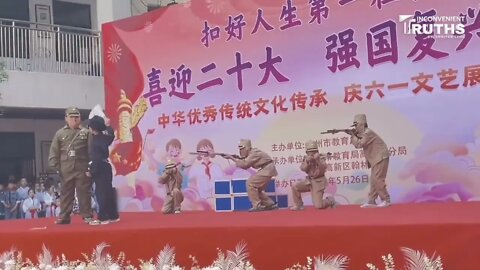 Elementary School "Happily Welcomes" CCP's 20th National Congress with Anti-Japanese War Drama