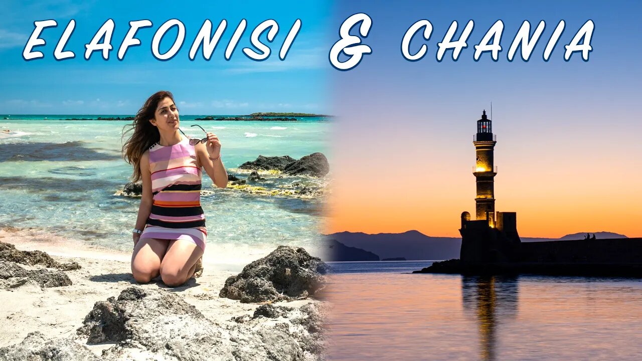 Elafonisi Beach & Chania Sunset Tour | Crete Travel Vlog