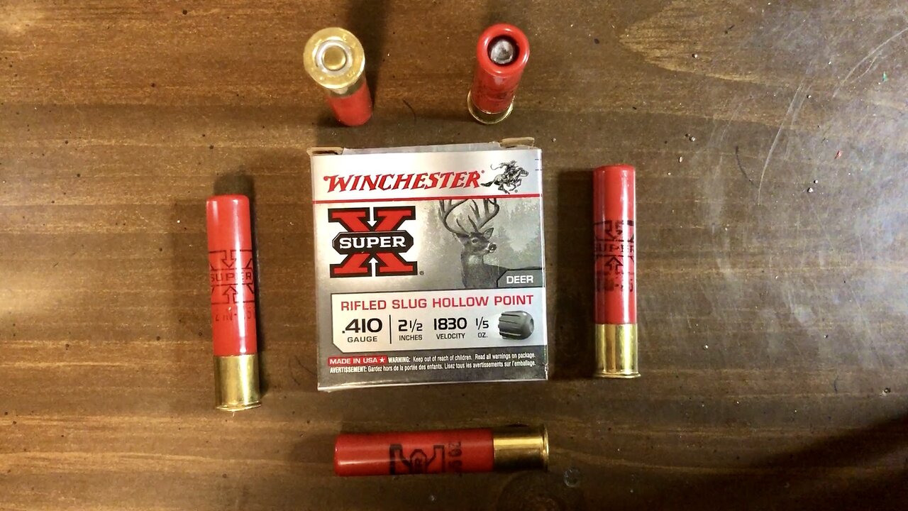 Winchester Super X 2.5” .410 Slug 1/5 Ounce - Breakdown