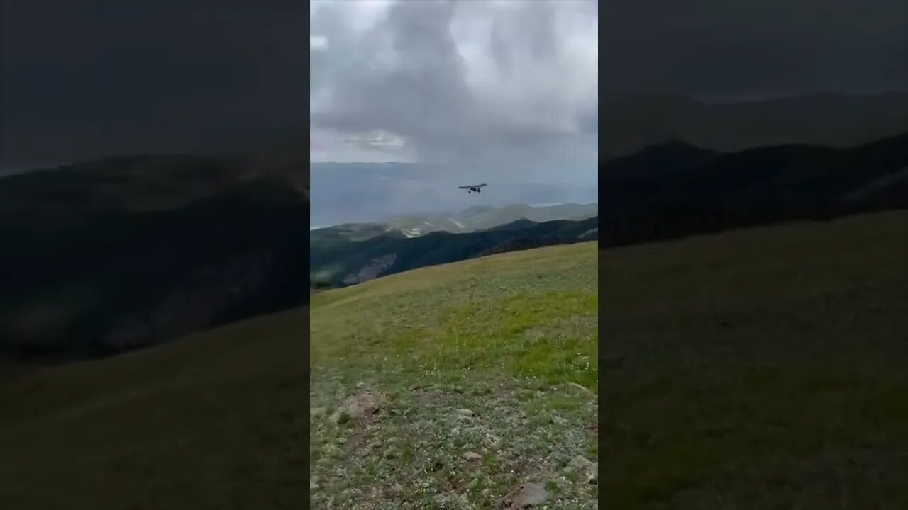 Airplane take off from mountainside - 12,200ft elevation #bushplane #airplane #turbo