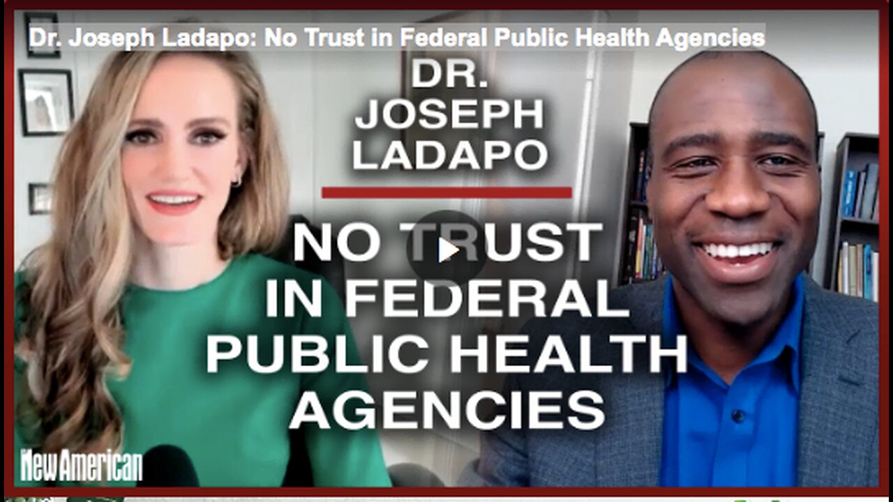 Dr. Joseph Ladapo: No Trust in Federal Public Health Agencies