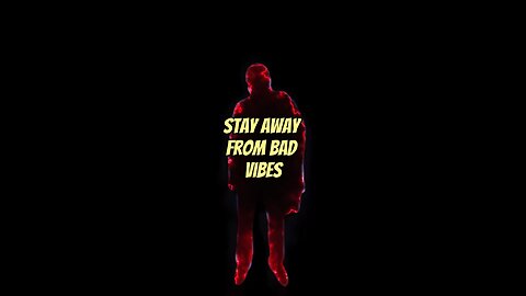 Stay Away From Bad Vibes #dayodman #motivation #nogood #negativity #eeyayyahh