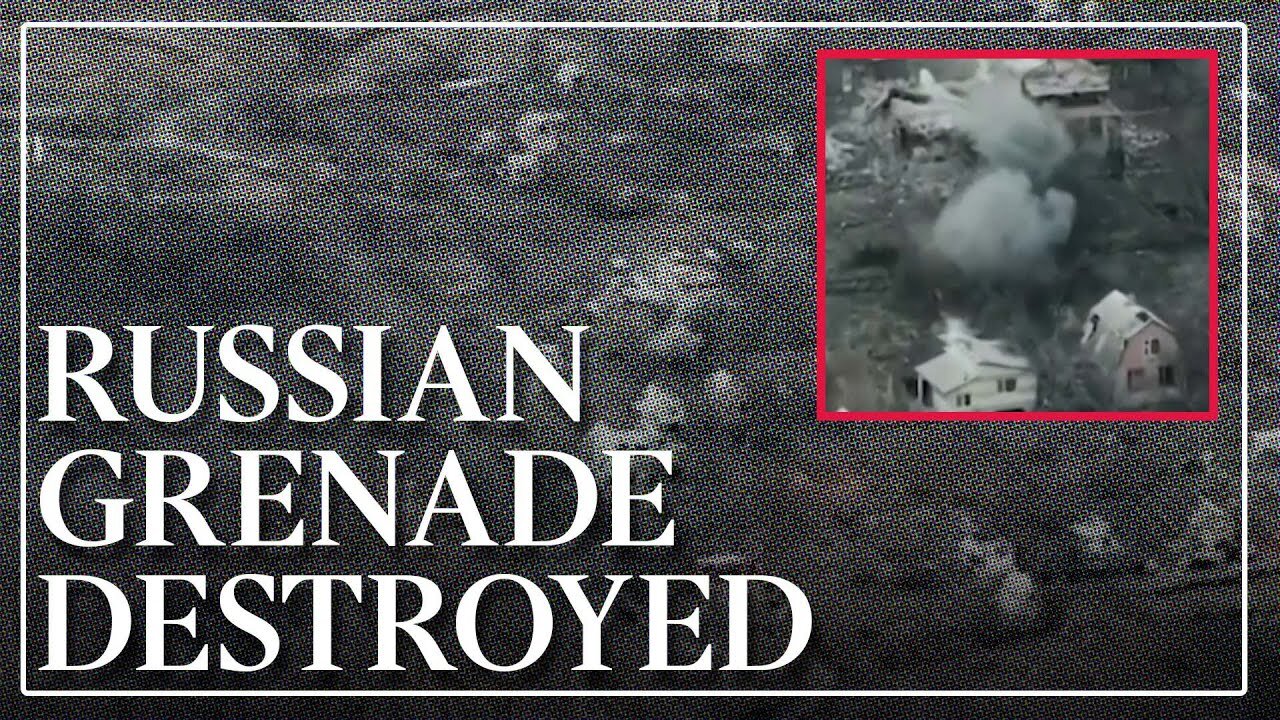 Kyiv claims Ukrainian National Guard destroyed a Russian 30-mm automatic grenade launcher in Bakhmut