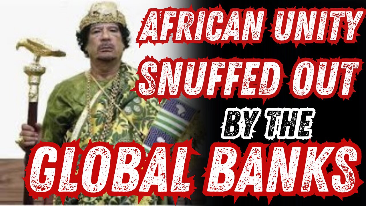 WH Cocaine Chronicles, The Real Reason They Killed Gaddafi