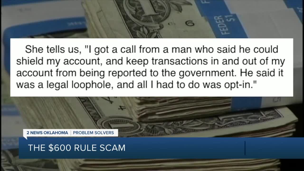 Proposed '$600 rule' helping scammers rip people off