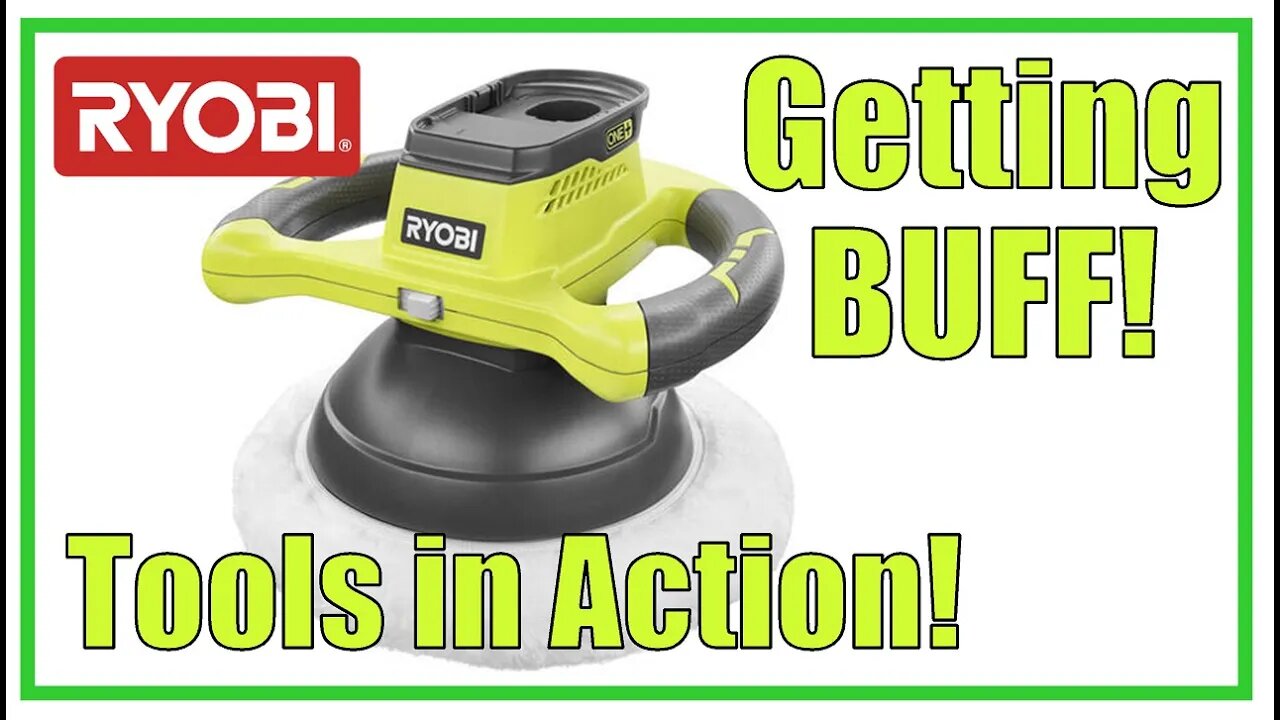 RYOBI P435 10" Buffer | Tools in Action! | #Shorts | 2021/18