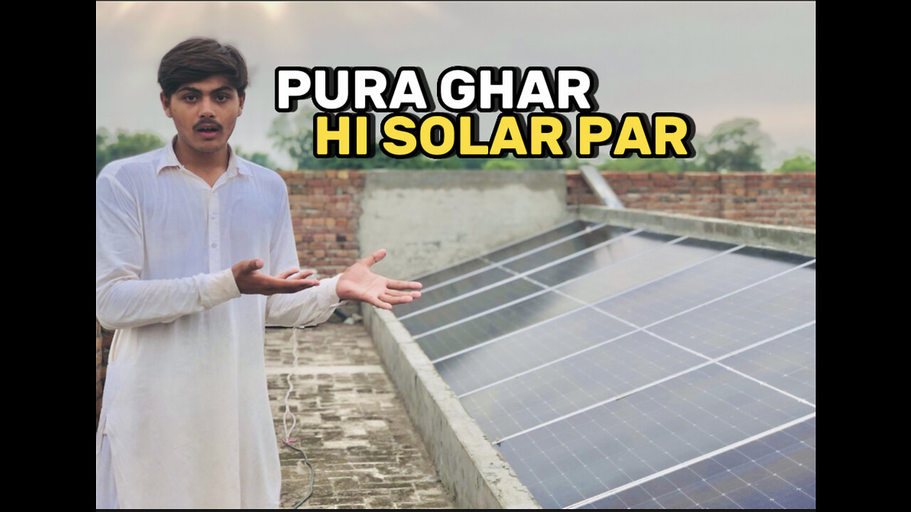 THE WHOLE HOUSE WITH SOLAR ENERGY