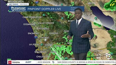 ABC 10News Pinpoint Weather with Weather Anchor Moses Small