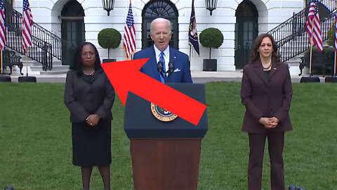 Watch Judge Jackson's Face While Biden Repeatedly Misfires