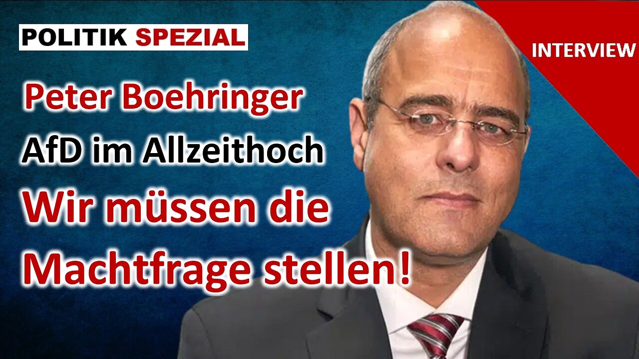 Die AfD vertritt die Positionen der alten Union | Interview mit Peter Boehringer