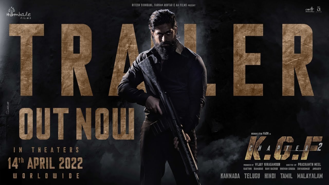 KGF Chapter 2 Official Trailer | SOUTH INDIAN LATEST MOVIE