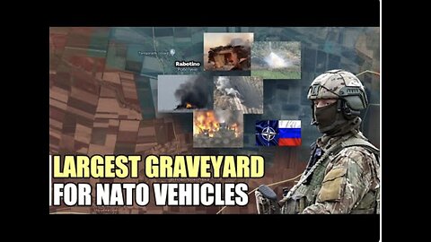 Ukraine Rabotino the largest NATO armour cemetery of the century