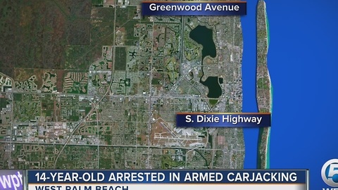 14-year-old boy charged in armed carjacking