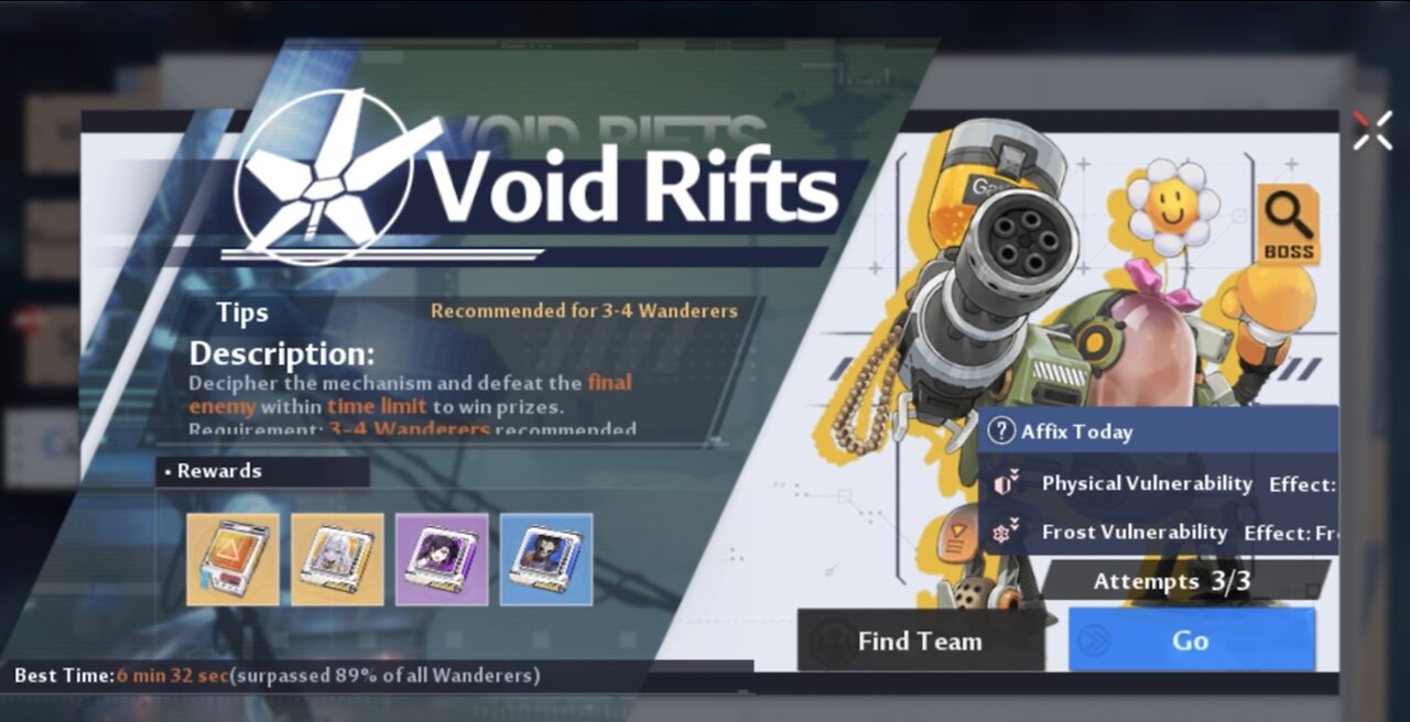 Tower of Fantasy: Void Rifts - Seele 1W:0L