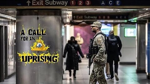 NYC Subways bring in National Guard! They are sabotaging cities to bring in MARTIAL LAW!