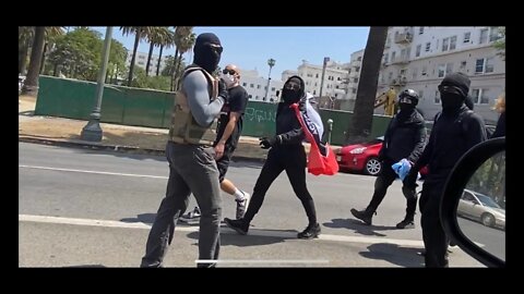 ANTIFA AT WI SPA PROTEST CLAIM KKK STARTED IT