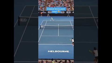 Craziest Tennis point ever?? 🔥