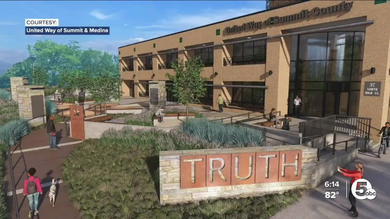 Plaza Dedicated to Sojourner Truth unfolding in Akron