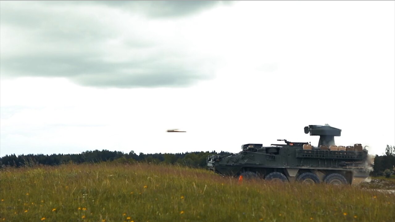 Stryker Infantry Carrier Vehicle at the range - 2nd Cavalry Reg Quickstrike