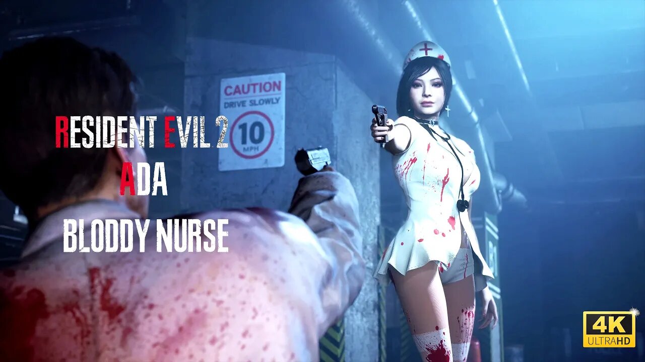 Resident Evil 2 Remake Ada Bloody Nurse Mod [4K]